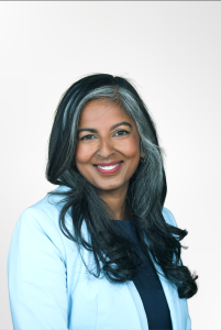 A headshot of Viji Sathy.